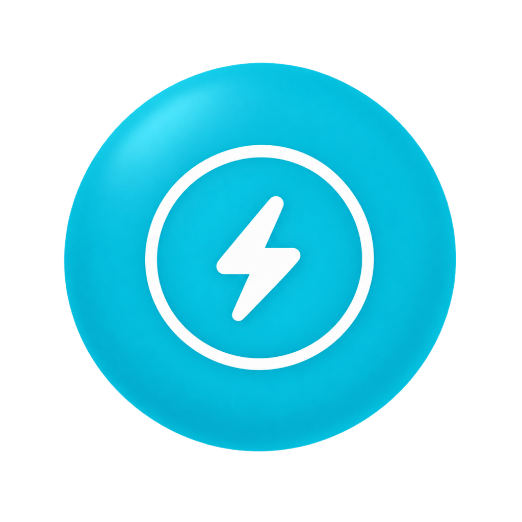 Icono de estimulación eléctrica muscular