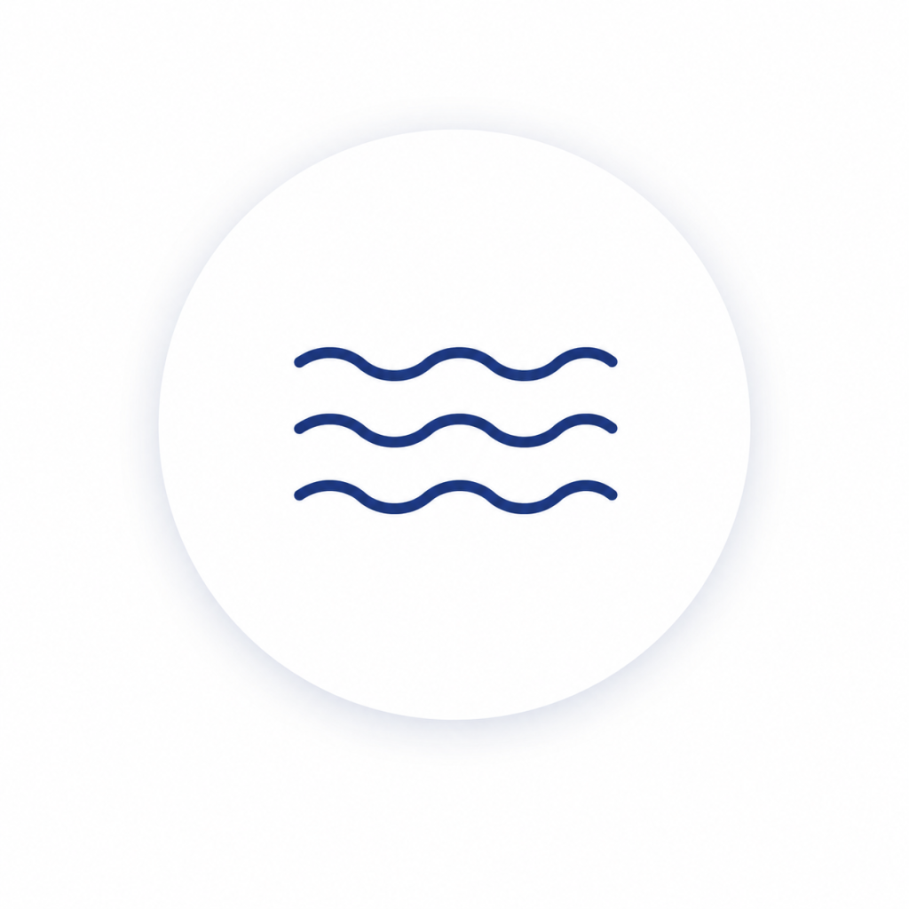 Icono lineas onduladas