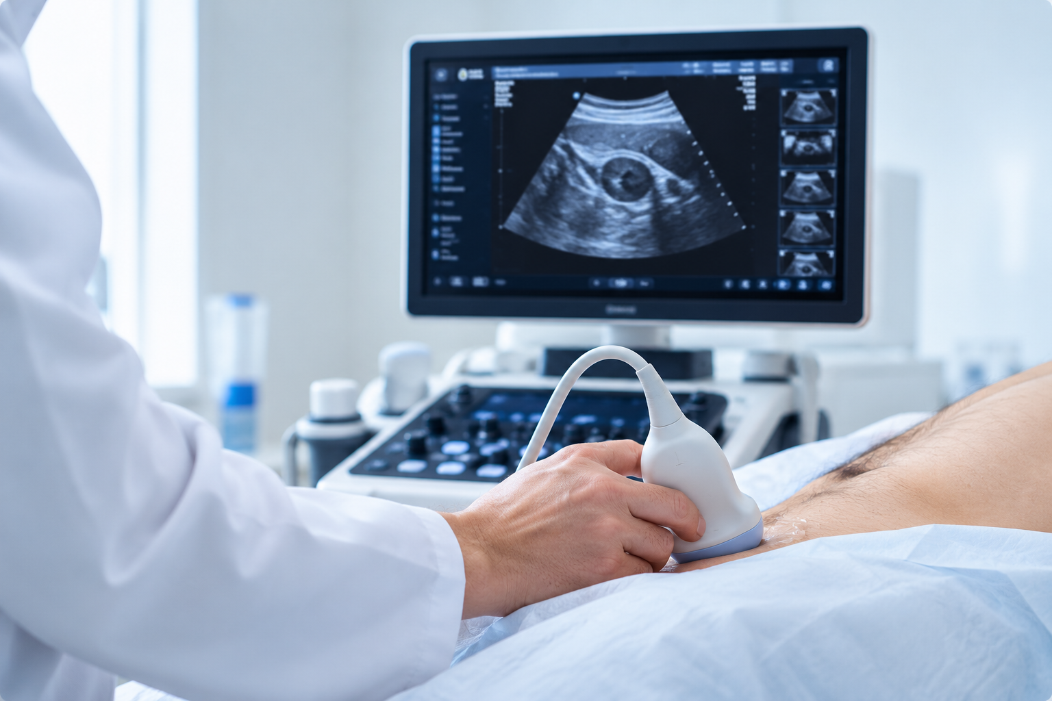 Ecografía clínica del abdomen inferior